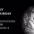 Holy Saturday: Lamentations 3:37-58 & Hebrews 4