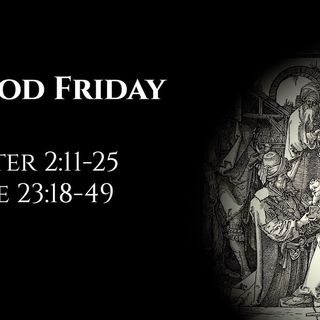 Good Friday: 1 Peter 2:11-25 & Luke 23:18-49