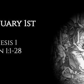 January 1st: Genesis 1 & John 1:1-28