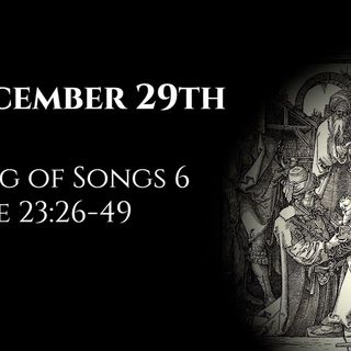 December 29th: Song of Songs 6 & Luke 23:26-49