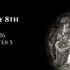 May 8th: Job 36 & 1 Peter 5